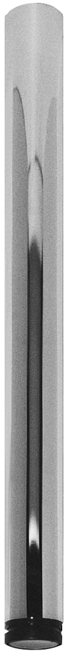 Stahl-Tischbein, rund, 80/710 mm RAL 9006