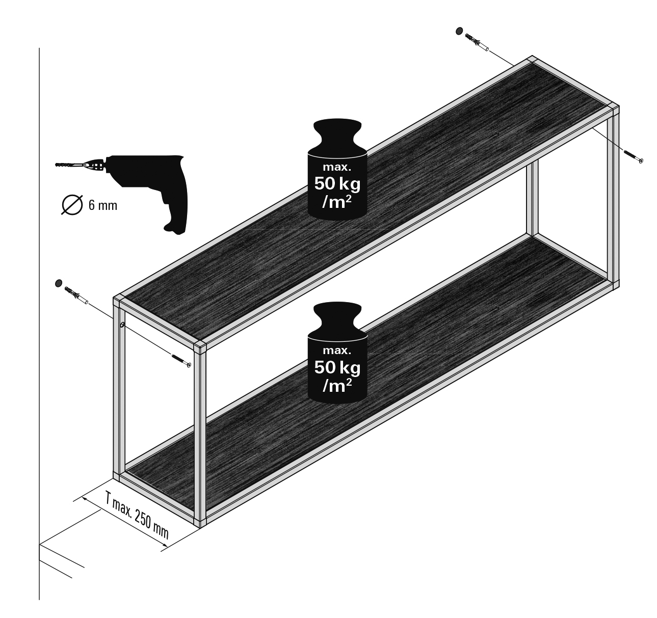 Artikelbild 4 des Artikels Smartcube Streben-Set 900mm, Schwarz
