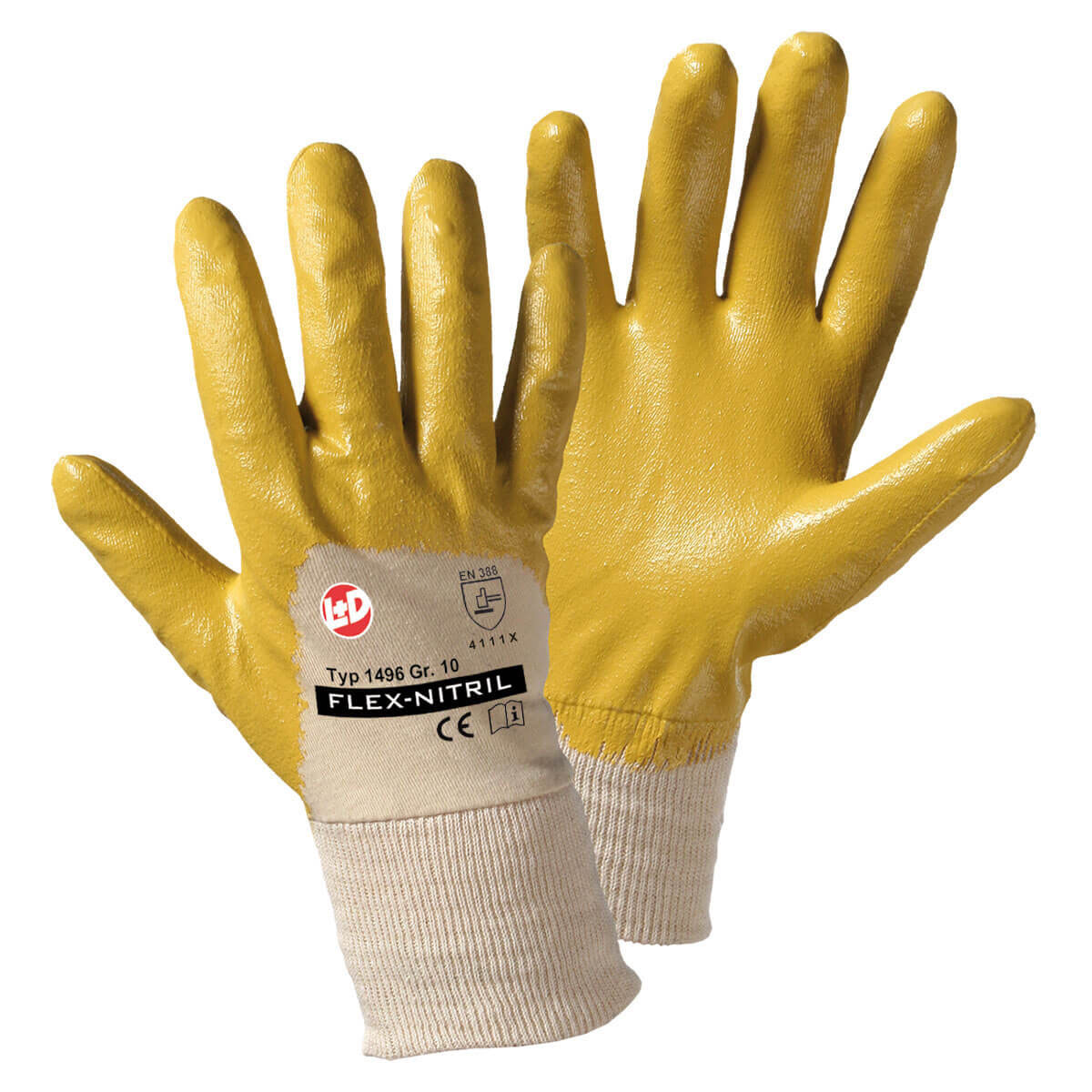 Handschuhe Flex-Nitril gelb Gr. 10