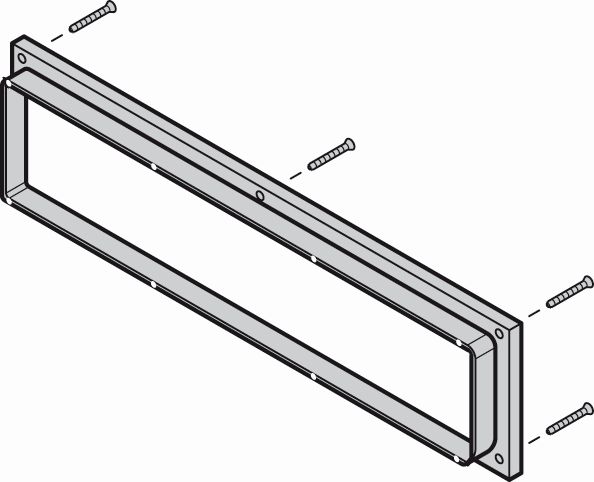 Artikelbild 1 des Artikels Renz Abschlussrahmen für 260mm breite Klappen Renz Abschlussrahmen für 260mm breite Klappen