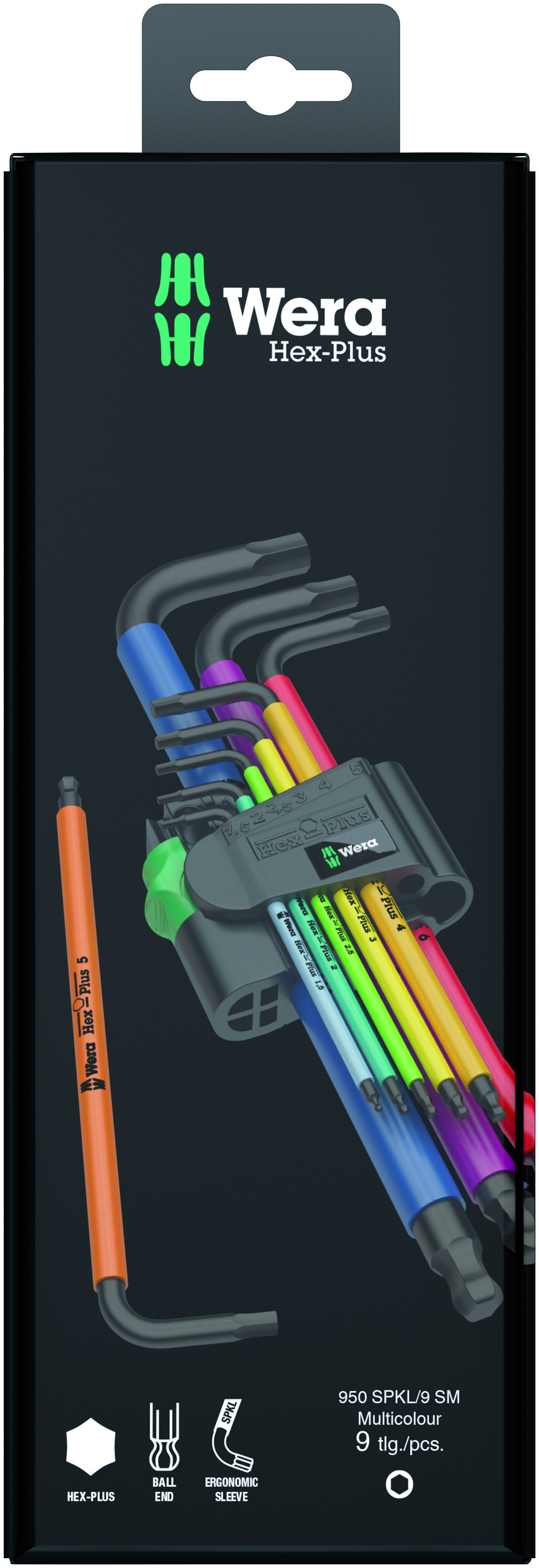 Wera Winkelschlüssel-Satz 950 SPKL/9 SM N