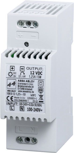 Artikelbild 1 des Artikels Netzteil 1003-12 12V DC Aufputz/Hutschiene Netzteil 1003-12 12V DC Aufputz/Hutschiene