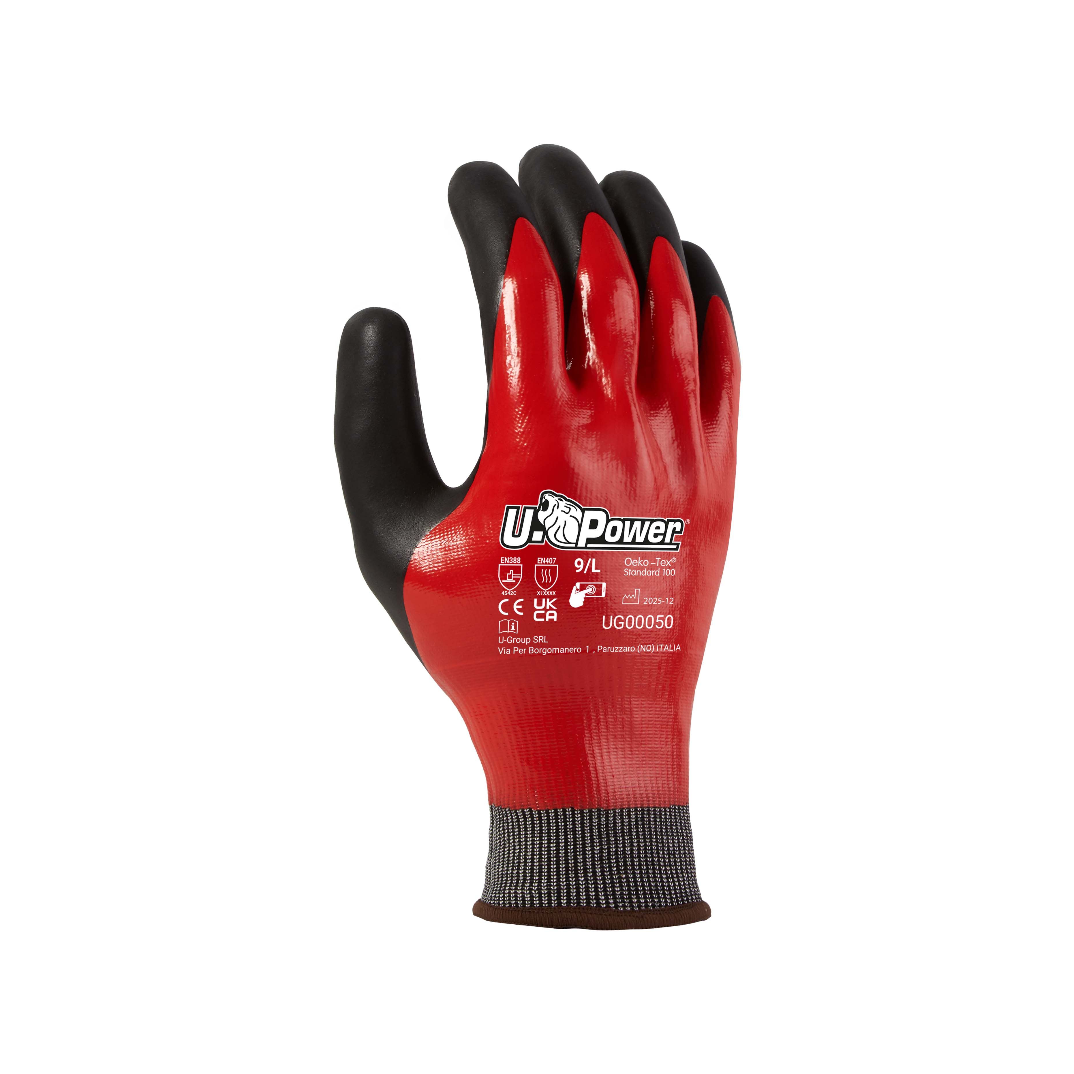 U-Power Schnittschutzhandschuh Oil Proof Top Gr. 6