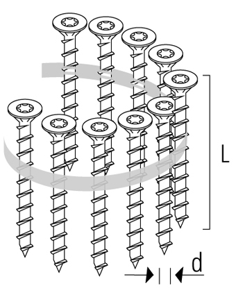 Artikelbild 1 des Artikels Reich Spanplattenschraube 4x40mm TX20 Reich Spanplattenschraube 4x40mm TX20