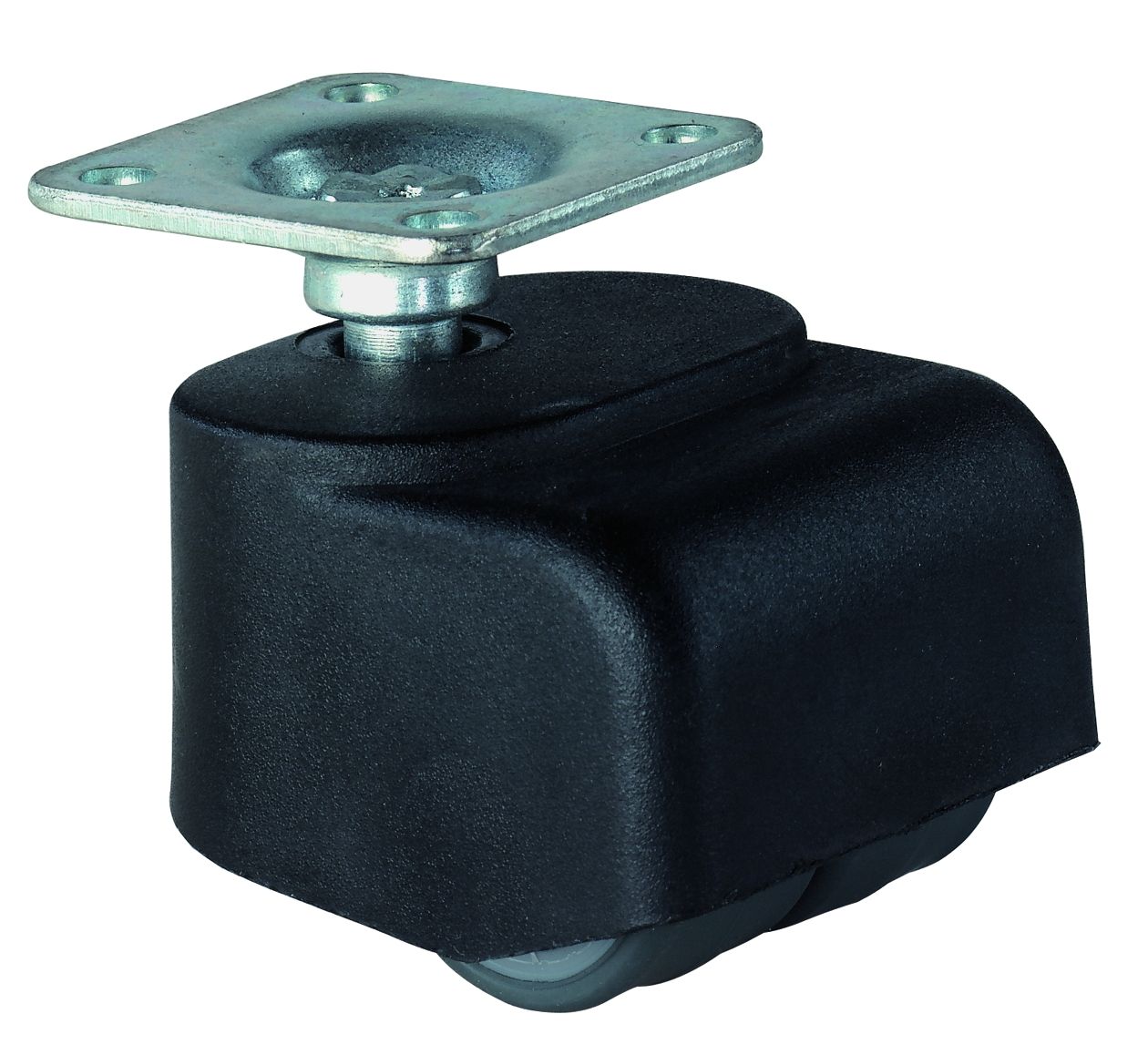 Artikelbild 1 des Artikels Mini-Schwerlastrolle Ø25mm Bauhöhe 47mm Mini-Schwerlastrolle Ø25mm Bauhöhe 47mm