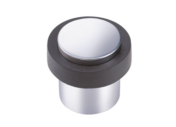 Türstopper Ø 50mm, Bodenmontage, Chrom