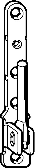 258590 Roto NT Ecklager K 3/100 silber