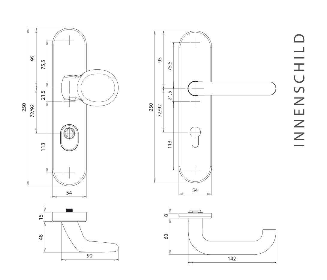 Artikelbild 2 des Artikels EDI FS Schutzwechselgarnitur PZ ZA 9/92mm Alu F1