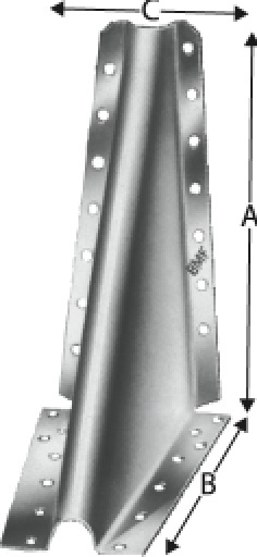 Artikelbild 1 des Artikels Simpson Winkelverbinder KNAG 210-B Simpson Winkelverbinder KNAG 210-B