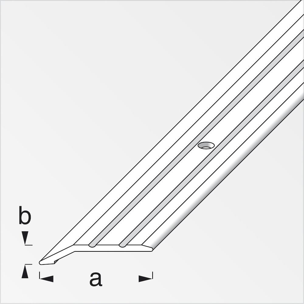 Artikelbild 4 des Artikels alfer Abschlussprofil flach gelocht 30 x 5,0mm