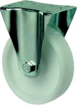 Artikelbild 2 des Artikels Bockrolle Ø100mm Kunststoff weiß Bauhöhe 128mm