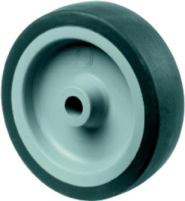 Artikelbild 2 des Artikels Gummirad Ø100mm grau Achsdurchmesser 8mm