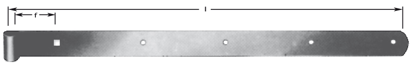 Langbänder Typ 610, gerade 14er Rolle/700 mm -