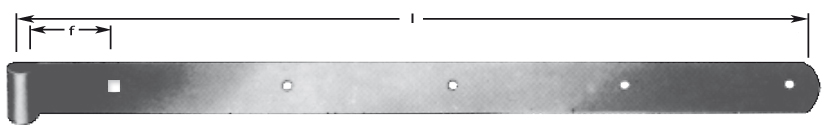 Langbänder Typ 610, gerade 10er Rolle/350 mm -