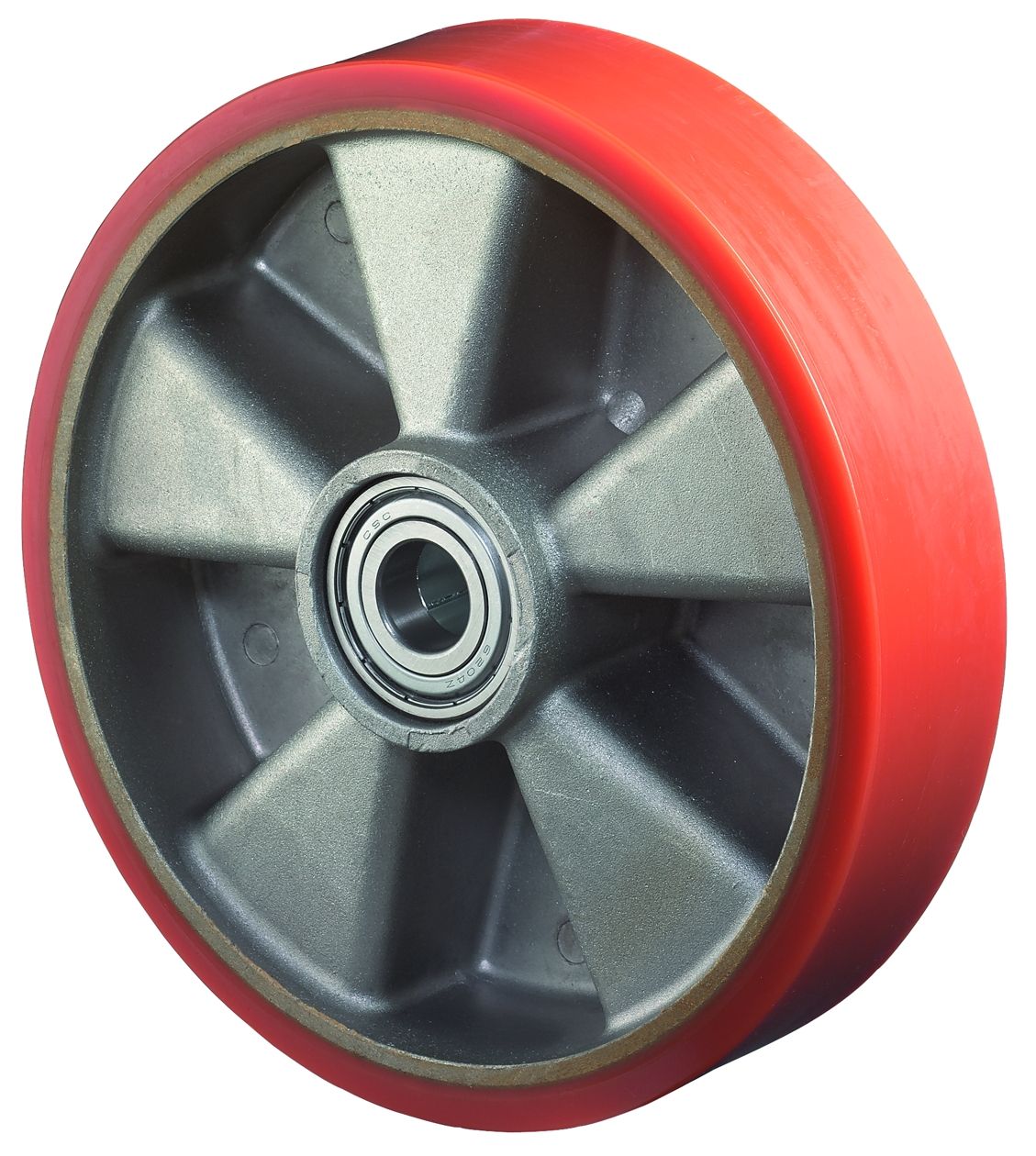 Artikelbild 1 des Artikels Polyurethanrad Ø100mm Achsdurchmesser 15mm Polyurethanrad Ø100mm Achsdurchmesser 15mm