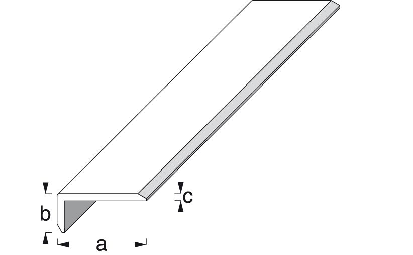 Artikelbild 2 des Artikels alfer Alu Kantenschutz 14 x 10 x 1,5mm, Lg. 1000mm