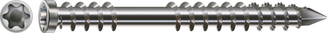 Terrassenschraube 5x40mm Fixiergewinde