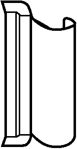 230252 Roto NT Abdeckkappe weiß für Axerband K