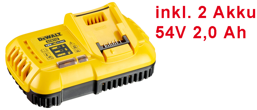Artikelbild 1 des Artikels Dewalt Akku Plus Starter-Kit DCB118T2 Flexvolt Dewalt Akku Plus Starter-Kit DCB118T2 Flexvolt