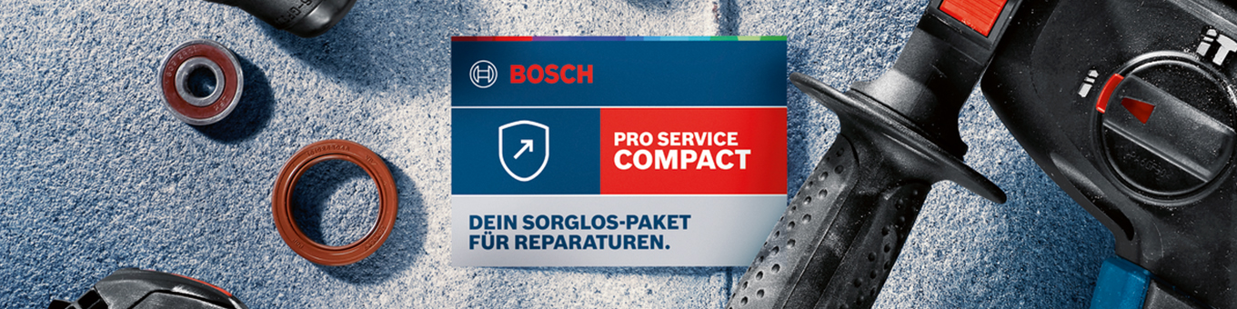 Bosch Pro Service Hauptbild der Landingpage
