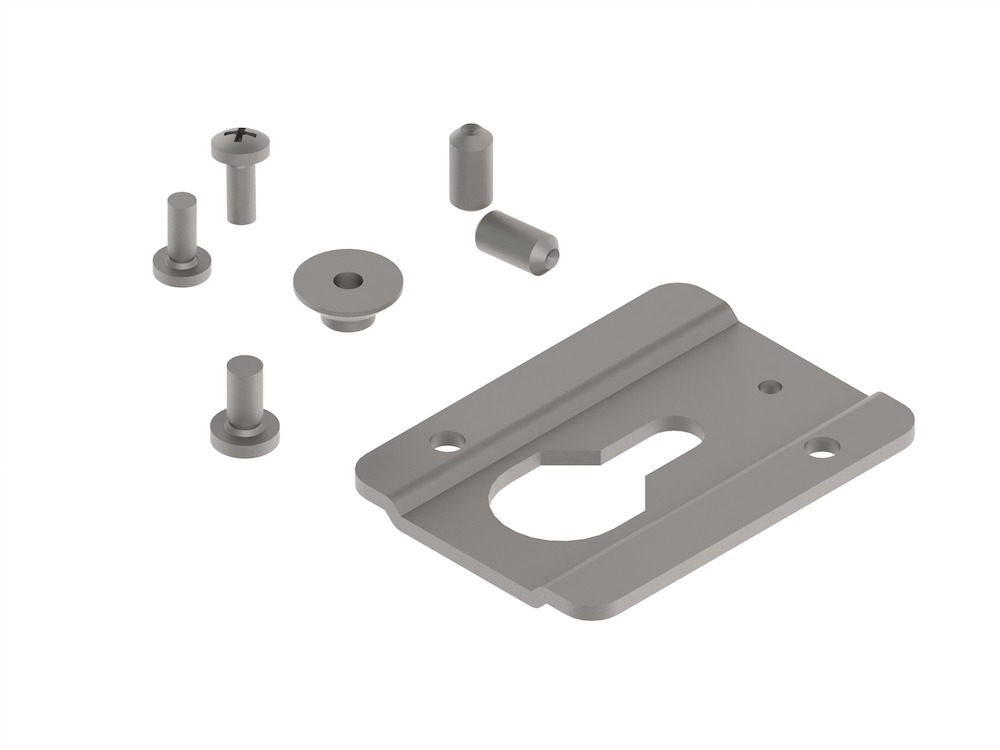 Helm WT Befestigungsplatten- Set für 3,10m Schiene