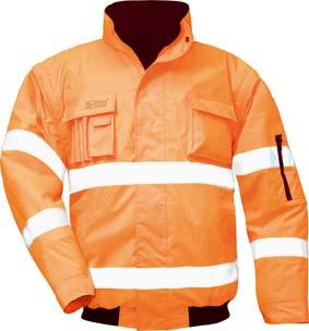 Warnschutzpilotenjacke Tom Gr. L orange