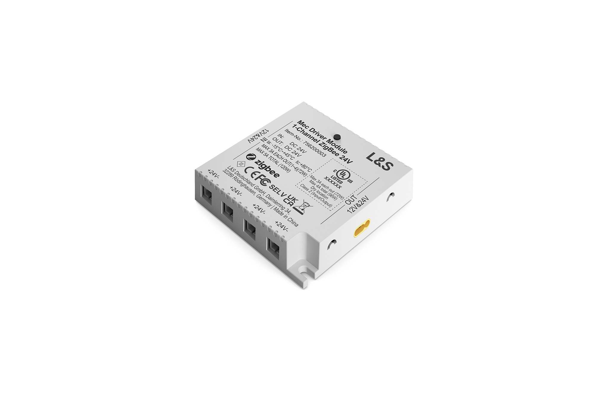 LED-Mec Driver 1-Kanal Modul, 24V, Funk/ZigBee