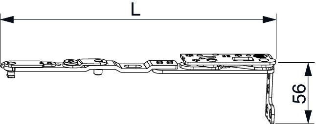 217727  Kippbandarm mit Lager V2 Multi Power