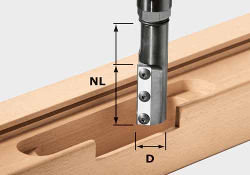 Festool Wendeplatten Nutfräser HM  Ø 24mm Konus-