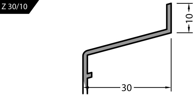 Artikelbild 1 des Artikels Blendrahmen-Abdeckung Z 30/10 - G216 / C34 elox.* Blendrahmen-Abdeckung Z 30/10 - G216 / C34 elox.*