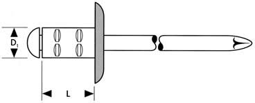 Artikelbild 1 des Artikels Gesipa Blindniete GRK. PG 4,8x10 Alu/Stahl 6700179 Gesipa Blindniete GRK. PG 4,8x10 Alu/Stahl 6700179