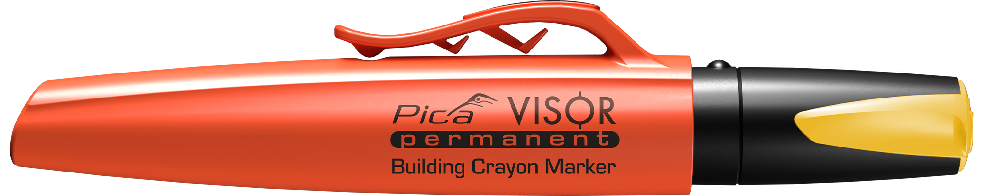 Pica Visor Permanent-Marker Gelb, nachfüllbar