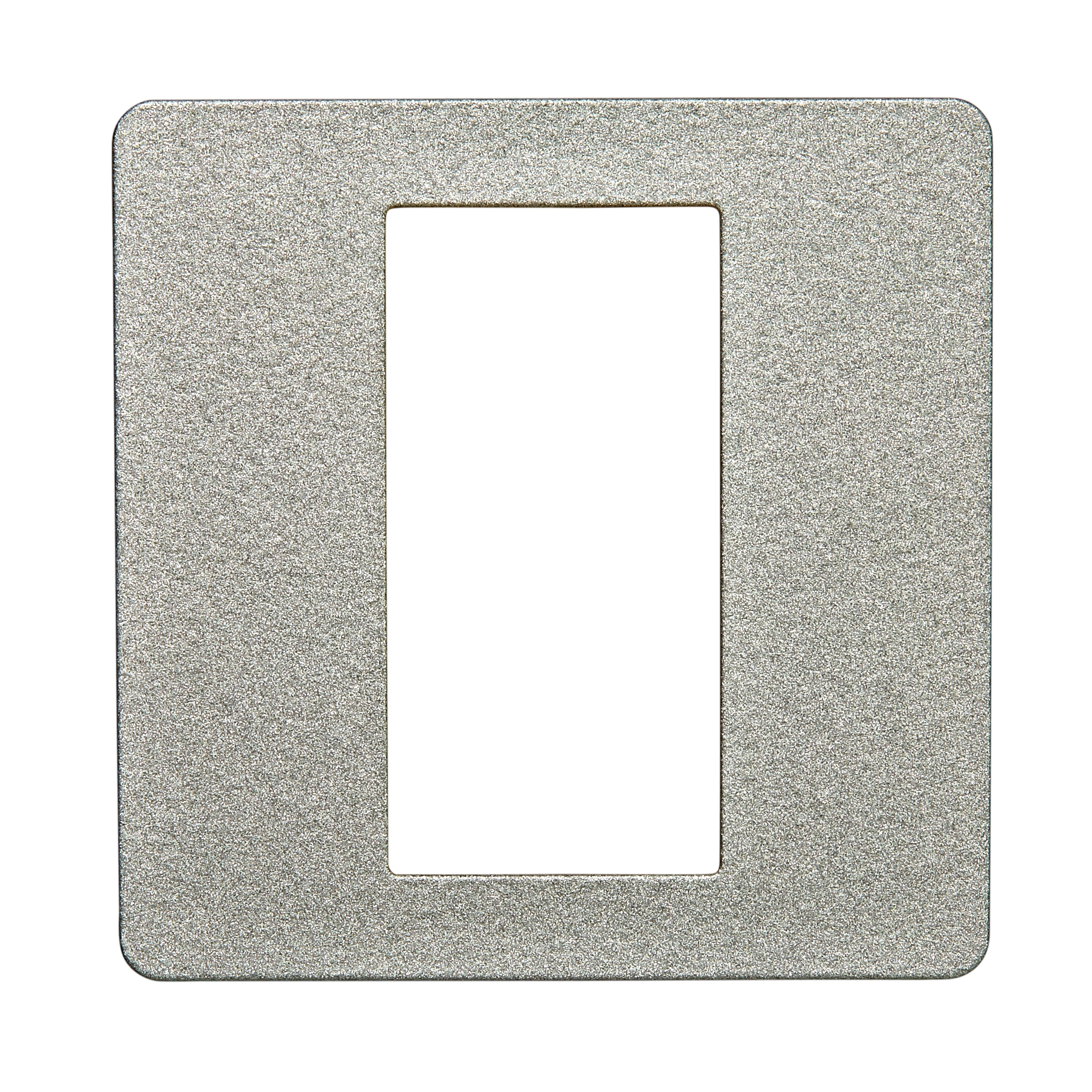 Artikelbild 1 des Artikels ekey Dekorblende unterputz weiß-aluminium 50x50 ekey Dekorblende unterputz weiß-aluminium 50x50