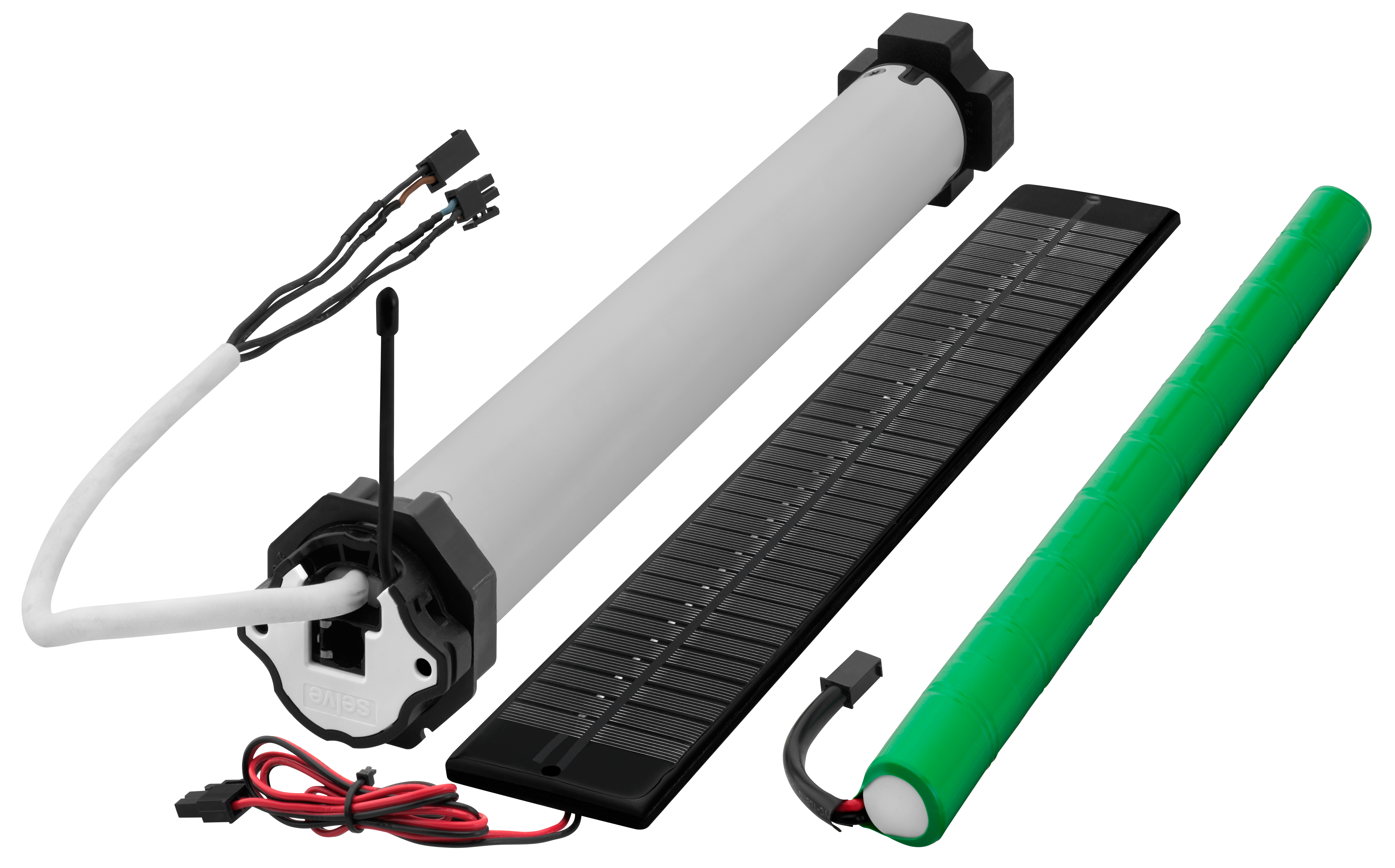 Rohrmotor Set SE Solar 2/10-com