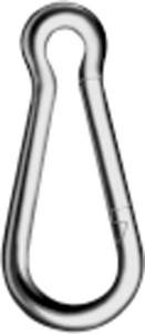 Artikelbild 1 des Artikels Feuerwehr-Karabinerhaken Nr. 245 verzkt. / 50x5 mm Feuerwehr-Karabinerhaken Nr. 245 verzkt. / 50x5 mm