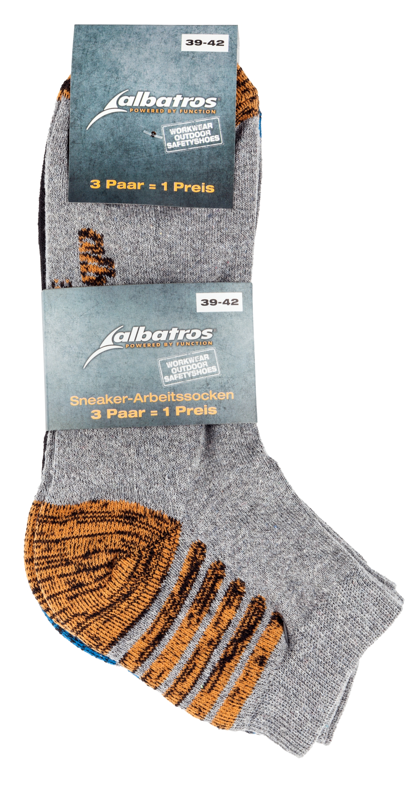 Albatros Sneaker-Arbeits-Socken Gr. 43/46