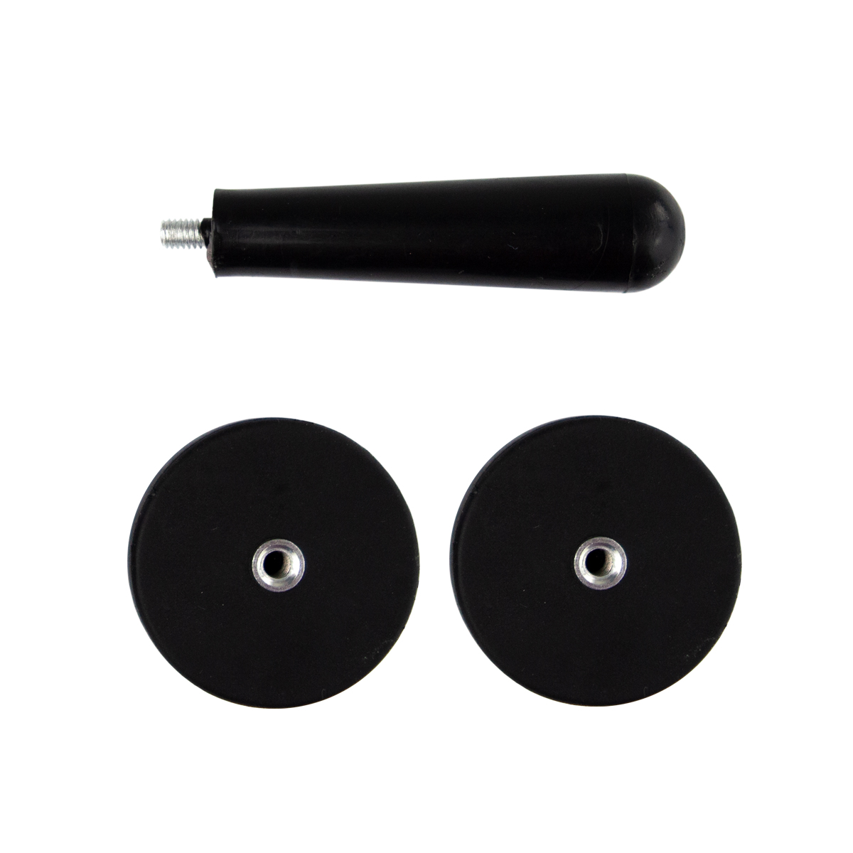 Magnethalter-Set, Schwarz, für FLEXIT M, bestehend