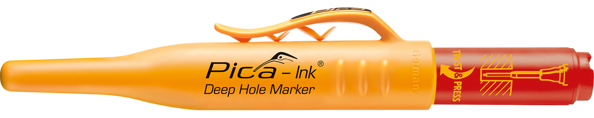 Pica Ink Tieflochmarker Rot 1,5 mm Spitze