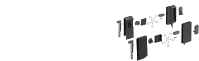 Innotech Adapter f. Design Side dunkelgrau