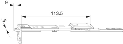 203496 MM Endverschluss für Stulpflügelgetriebe
