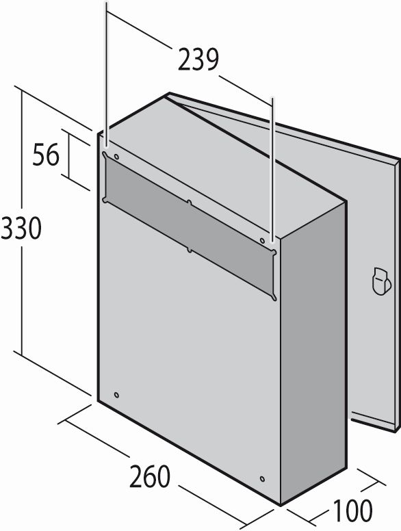17_1_17112_0_grau.jpg Renz Durchwurfbriefkasten 260x330x100mm