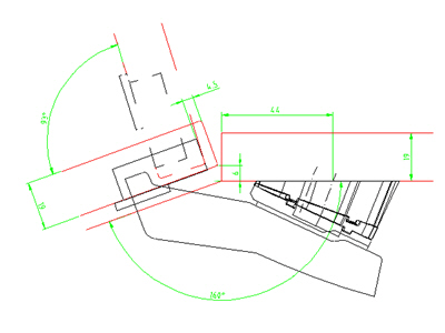 Artikelbild 3 des Artikels Winkeladapter 5° für Montageplatten z. Anschrauben