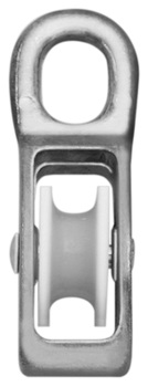 Artikelbild 1 des Artikels Blockseilrolle bis Durchmesser 7mm, Stahl verzinkt Blockseilrolle bis Durchmesser 7mm, Stahl verzinkt