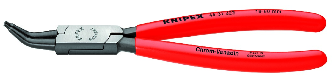 KNIPEX Sicherungsringzange gebogen 4431 J12