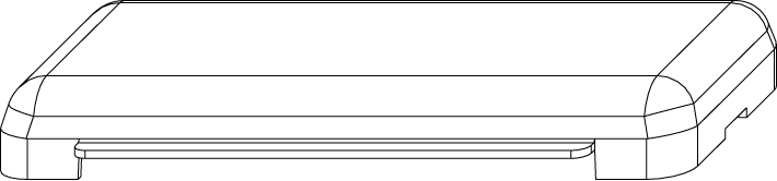 43800 Abdeckkappe  für Paumellenband weiss