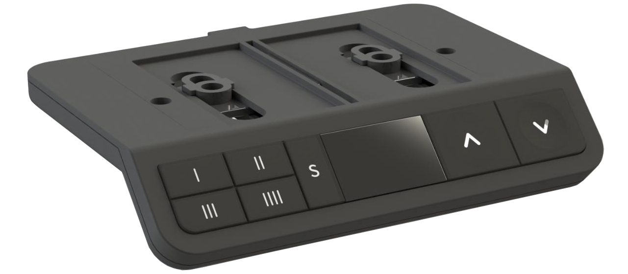 Artikelbild 1 des Artikels Bedieneinheit, schwarz, Ausziehbar, mit 4 Memory- Bedieneinheit, schwarz, Ausziehbar, mit 4 Memory-
