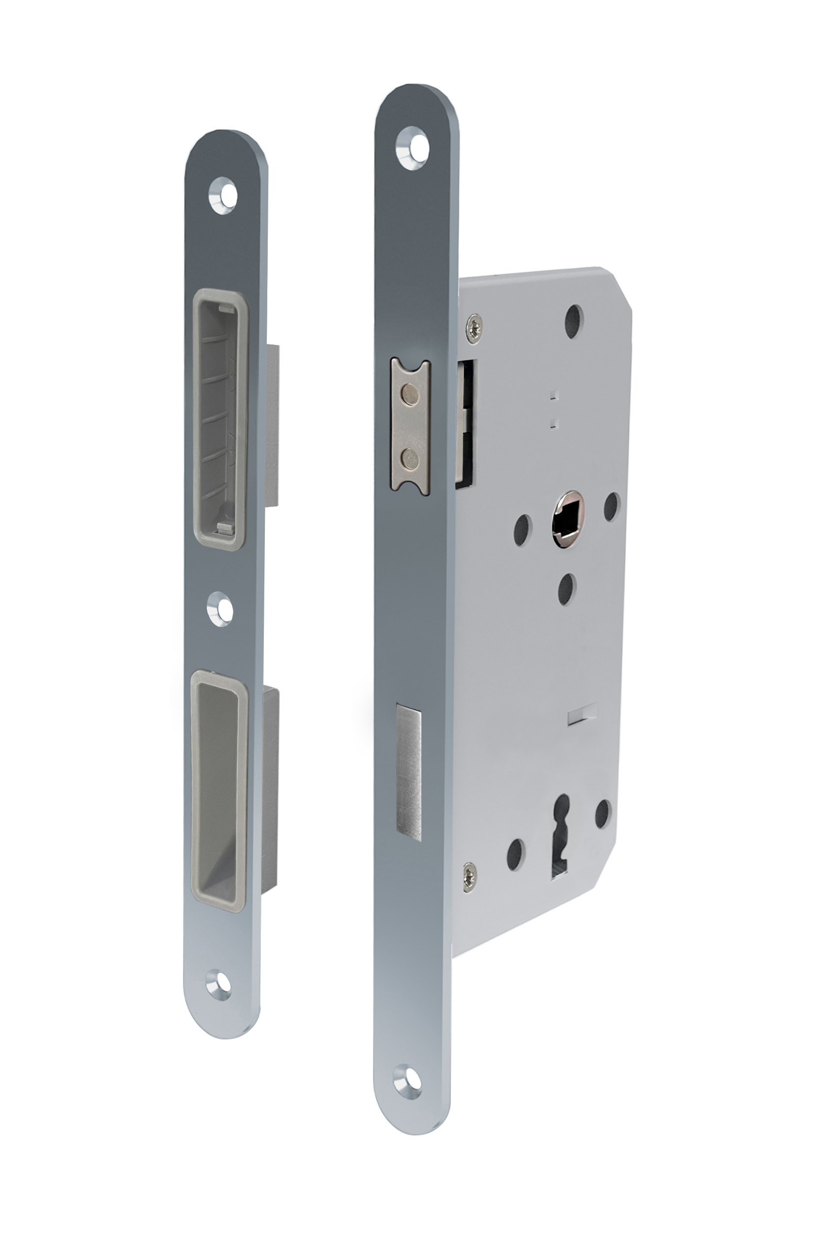 Einsteckschloss Magnet Premium BB - Edelstahl matt