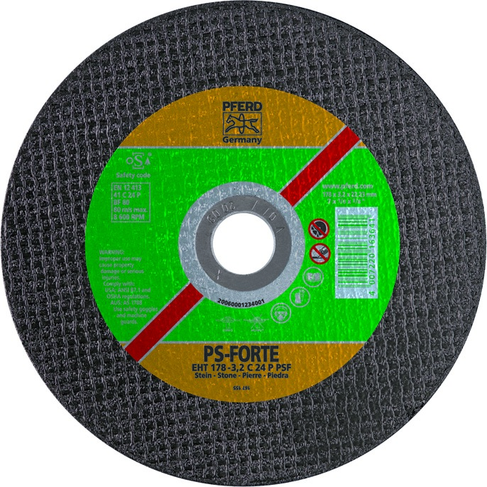 Artikelbild 1 des Artikels PFERD Trennscheiben 178x3,0mm EHTA24PPS-FORTE PFERD Trennscheiben 178x3,0mm EHTA24PPS-FORTE