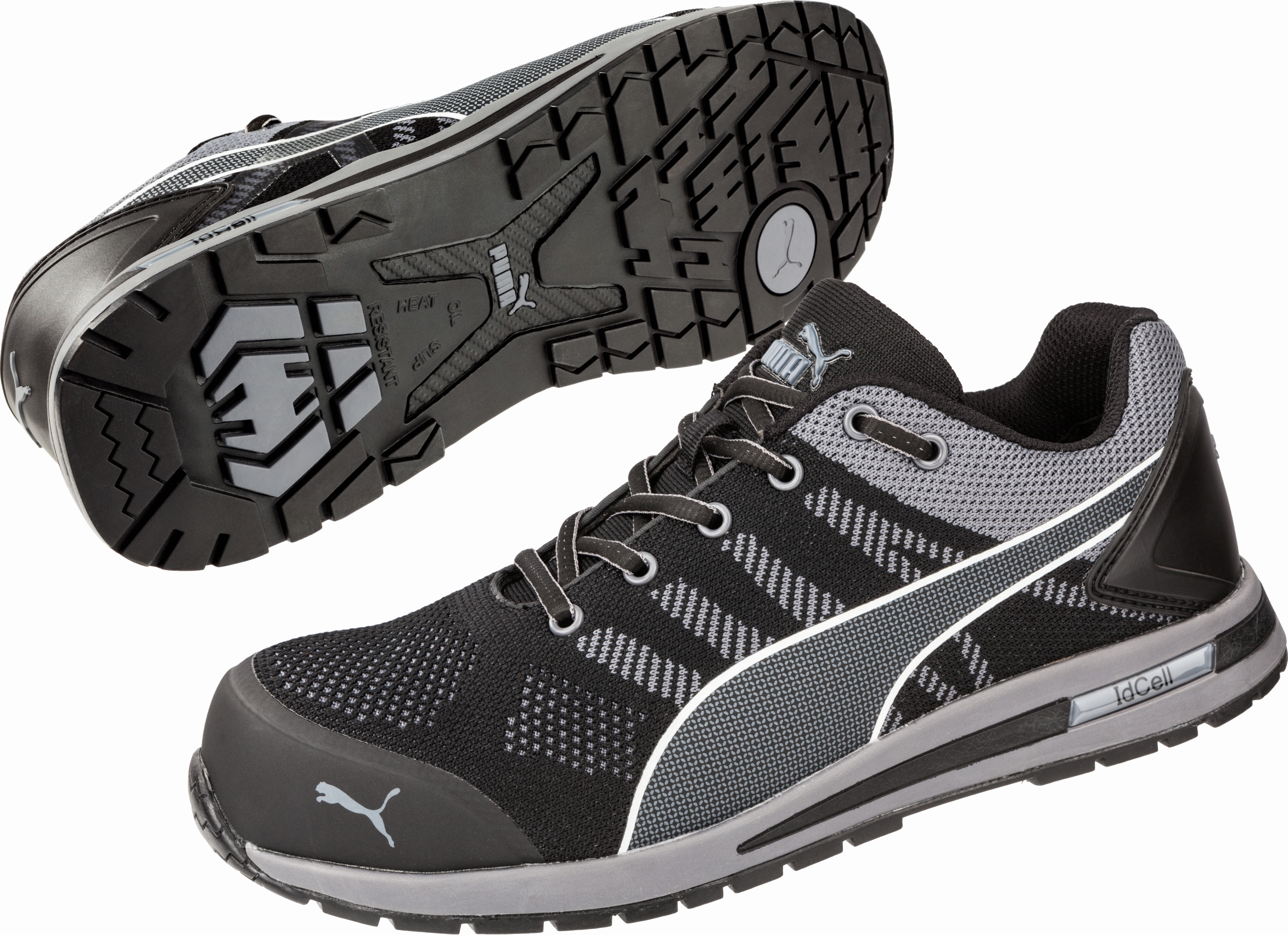 Puma Sicherheitsschuh Elevate KnitBlack Low Gr. 39