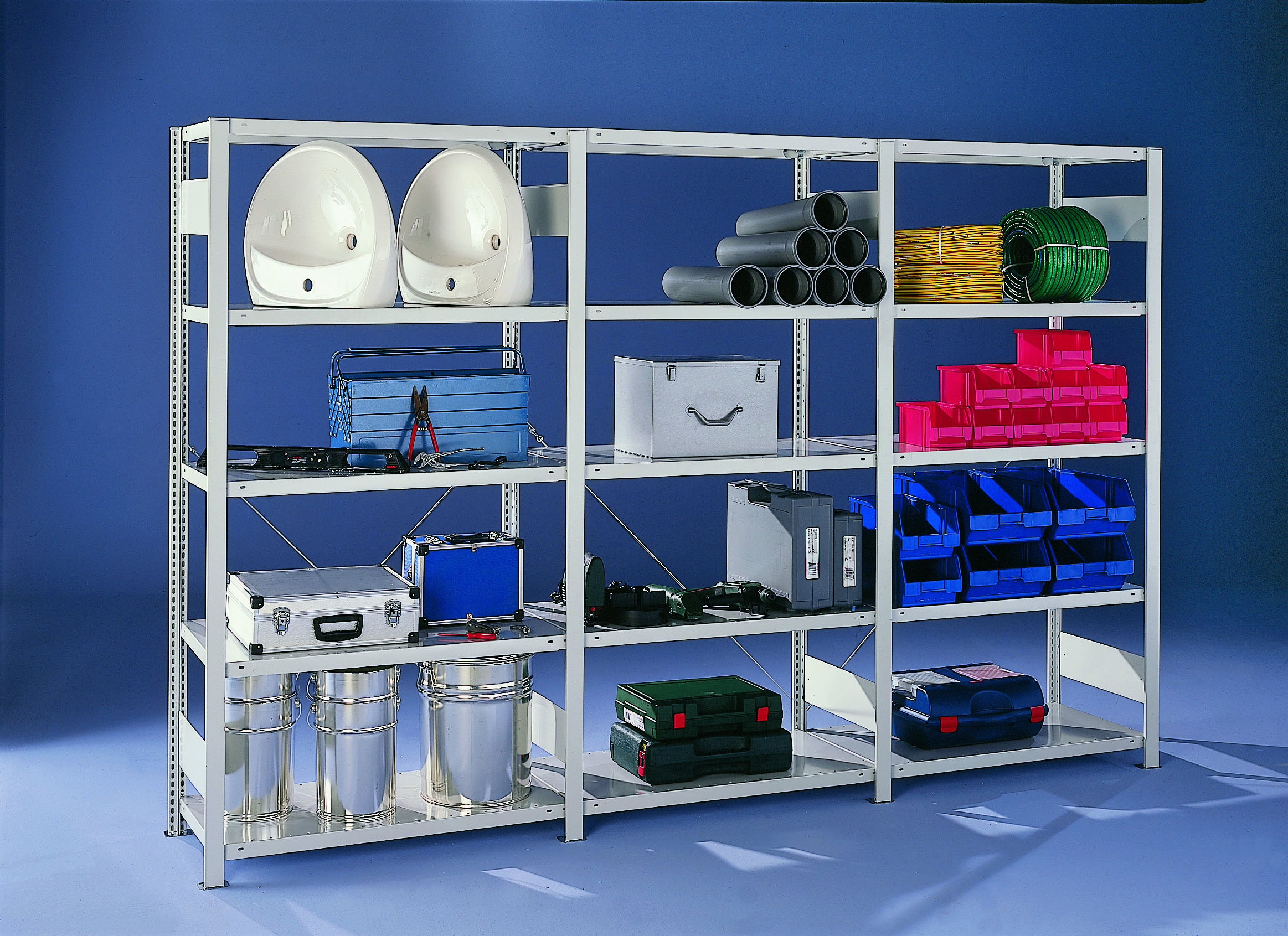 Artikelbild 1 des Artikels Meta Clip Steckregal H2000 x L1000 x T400mm Anbau Meta Clip Steckregal H2000 x L1000 x T400mm Anbau